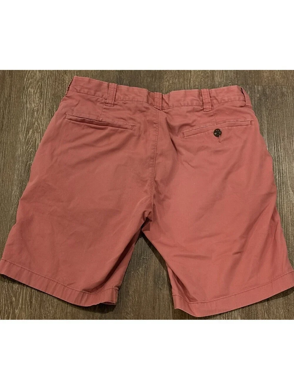 J.Crew Stretch Chino Shorts Men’s 29 9” Inseam Coral Salmon Cotton Casual Preppy